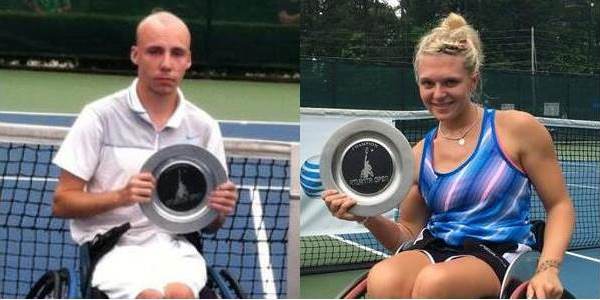 Andy Lapthorne and Jordanne Whiley