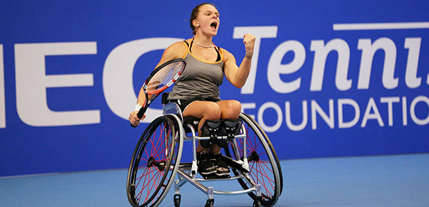 Jordanne Whiley made history among six Grand Slam titles for British players in 2014