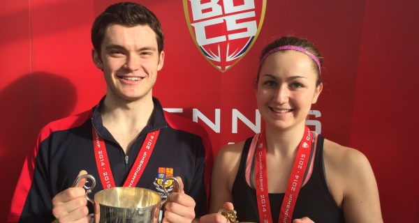Whitehouse and Nicholls crowned BUCS National Individual Tennis Champions