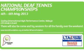 National Deaf Tennis Championships 2013