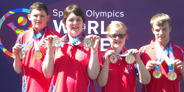 Brits win five gold medals and a bronze at Special Olympics World Summer Games