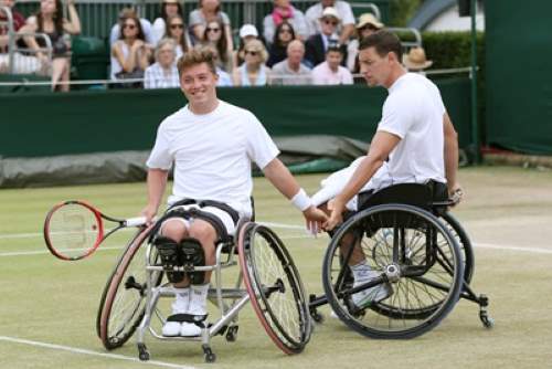 Alfie Hewett and Joachim Gerard 