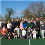 Things get a little hairy at Littleton Tennis Club with a Cardi-mo charity fund-raising session! 