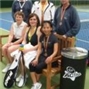 Mixed Doubles medal winners:  Winner Adrian Roberts and Elena Nomerotskaia (Virgin Active), runners up Mike Bottomley and Ann Chance, third place Su and David Reid (all Maidenhead)
