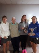 Trophy presentation from the Cheshire LTA  Senior & Super Senior Championships 2018