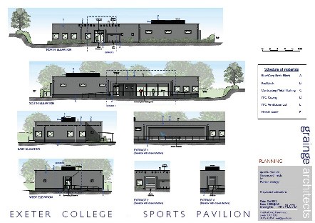 Exeter College Sports Hub Plans