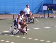 Esperanza & Dermot during their quarter final win