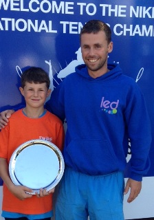 Ben and his coach Liam