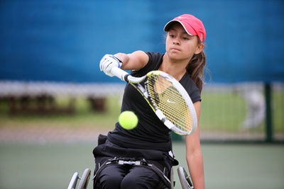 Esperanza Merry  (Photo credit Tennis Foundation)