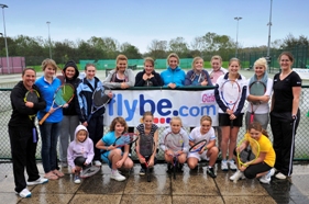 The first Flybe Tennis Girls!
