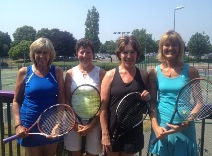 Ladies Over 50s team