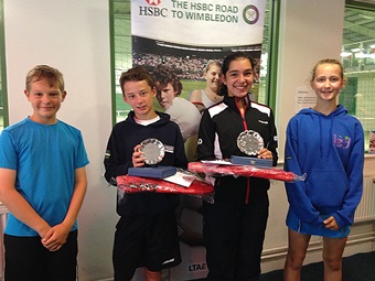 Road to Wimbledon finalists, Taylor, Harry, Olga, Josie