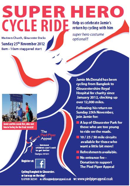 Super Hero Cycle Ride Super Hero Cycle Ride Poster