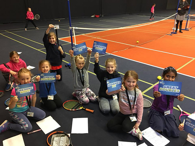 GB Tennis Girls Team Challenge launch at David Lloyd Newcastle