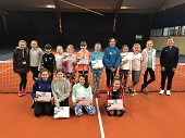 DLN Mini Green Players GBTennis Girls 2019 Launch.