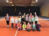 DLN Mini Red Players GBTennis Girls 2019 Launch.