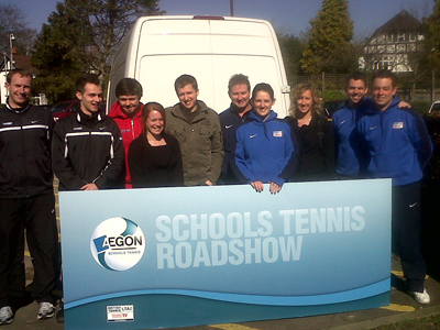 Schools Tennis Road Show in Bournemouth