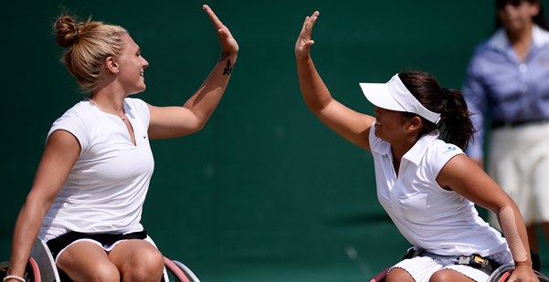 Jordanne Whiley and Yui Kamiji by Getty Images