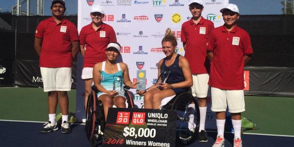 Whiley and Kamiji Doubles Masters trophy
