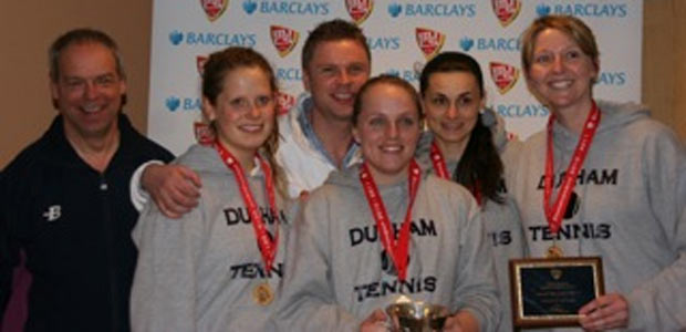 Durham University Women pictured after victory at the BUCS Championships in Sheffield