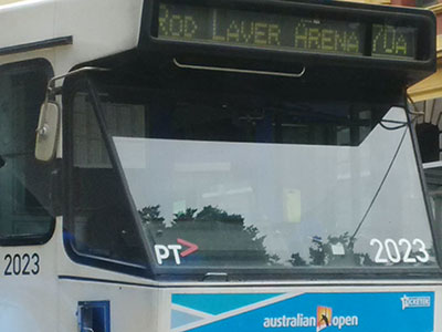 Aus Open bus