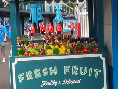 Aus Open food stall