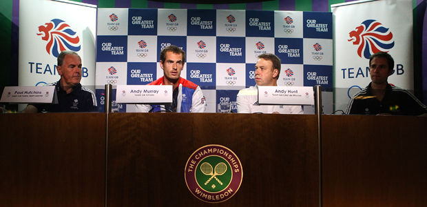 Andy Murray announced as part of Team GB at Wimbledon, by Getty Images