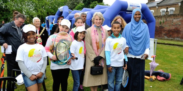 Royal seal of approval for Haringey park tennis courts