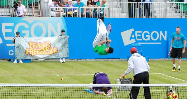 Tennis Freestyle Demo at the AEGON Classic