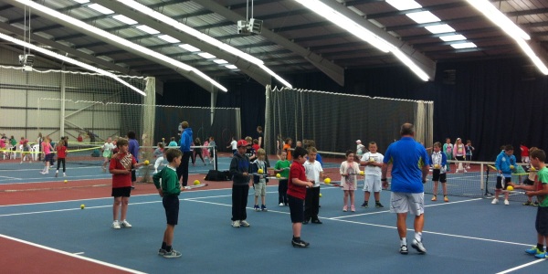 Inside Swansea Tennis Centre