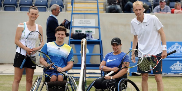 Disability Tennis showcased at Aegon Classic