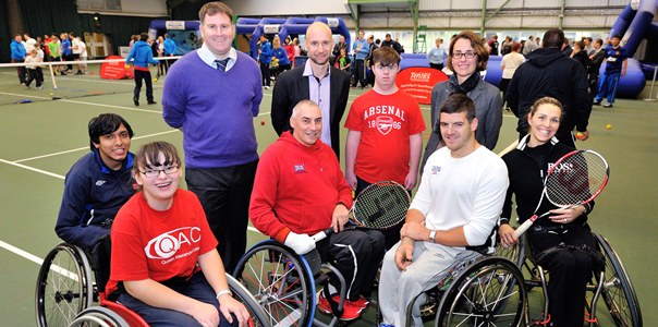 Paralympians inspire new generation at Nottingham Tennis Festival