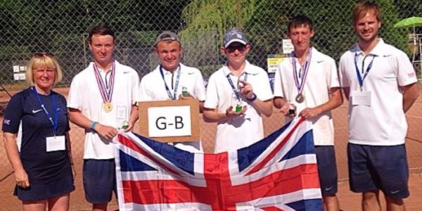 Great Brtiain players and coaches, 6th Inas World Tennis Championships, France