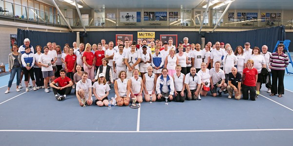 National Visually Impaired Tennis Championships 2014 group photo