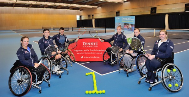 Paralympians celebrate one year until Wheelchair Tennis Masters comes to London