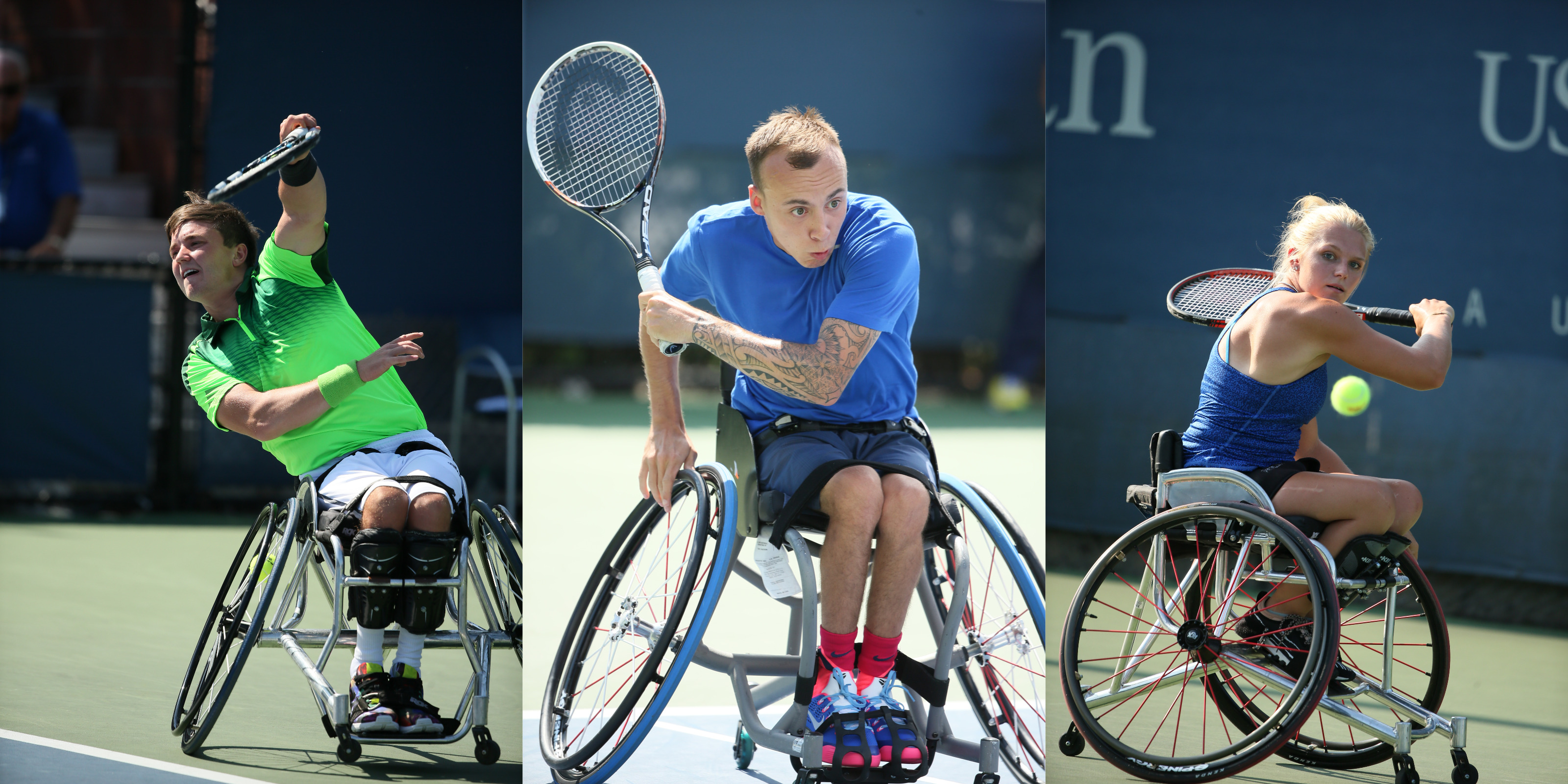 Find out more about our wheelchair tennis players