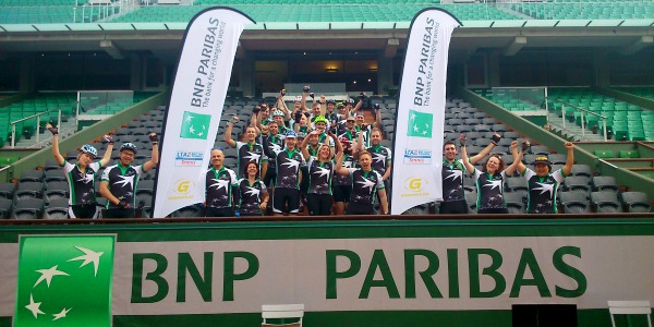 Grand Slam Cycle completed to raise money for Schools Tennis