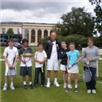 Junior players with Nikolay Davydenko