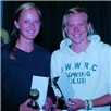 Girls Doubles 18 & Under Winners Vicky Nicholas & Laura Oates