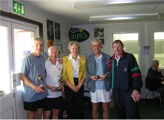 Mens Over 55 Doubles Finalists