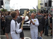 Keith Songhurst shines as Olympic Torch Bearer