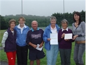 Linda Hill, Debbie Hale, Eddie Wickett, Sylvia Rawle, Chris Raymond & Jo-Anne Downing