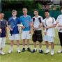 Ecclesbourne School pupils, from left, Jeremy Ng, Dom Ash, Toby Garner, Joel Macnab, Julian Ng and Geraint Waters helped out at Duffield Tennis and Squash Club