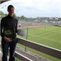 Alex Higham with the Clubmark plaque