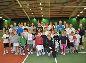 Gayle Hulland with Pro-Am doubles competitors