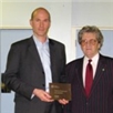 Guy Tremayne, Grove Saffron Walden, receiving Clubmark Award