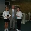Ladies Doubles Open winners Claire Dixey & Adele Sammons