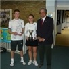 Mixed Doubles Open winners Claire Dixey & Lee Duncan