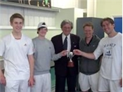 pictured l-r Harry Randall, William Todd, John Tucker, President ECLTA, Lee Blackman, Dave Tubbs 