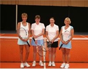 Left to Right, Pat Wire (Captain), Christine Jolly, Libby Eden and Jane Taylor 
